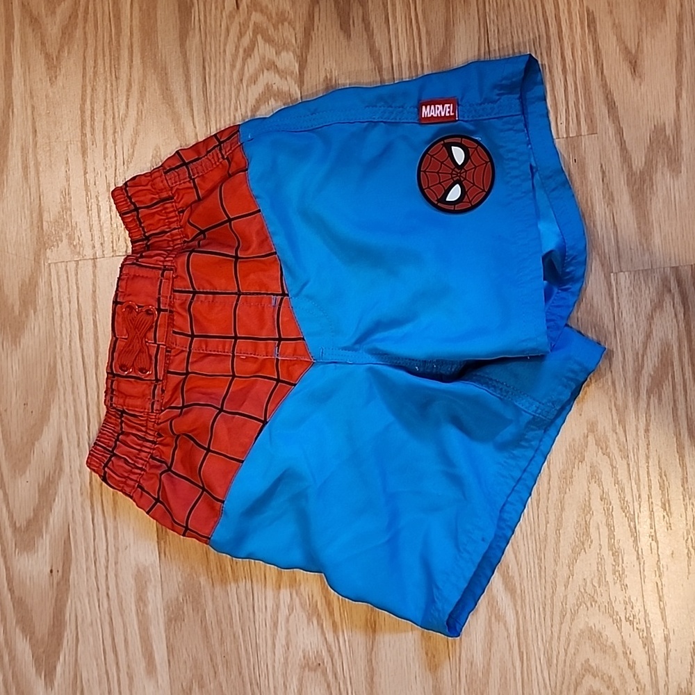4T Disney Spiderman Swim Trunks